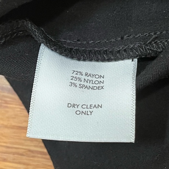 White + Warren Black Ponte Pull-Up Leggings Capsule Pants. Size Women's Small - Picture 10 of 10